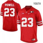 Youth NCAA Ohio State Buckeyes Tyvis Powell #23 College Stitched 2015 Patch Authentic Nike Red Football Jersey KM20H15VW